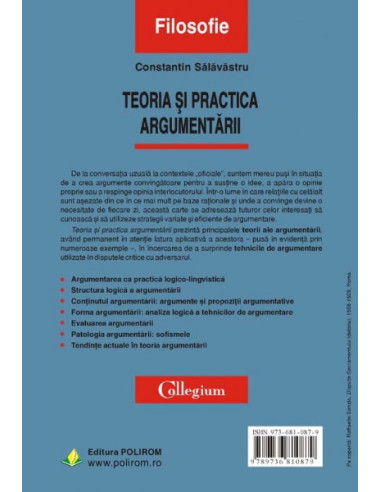 Teoria și practica argumentării