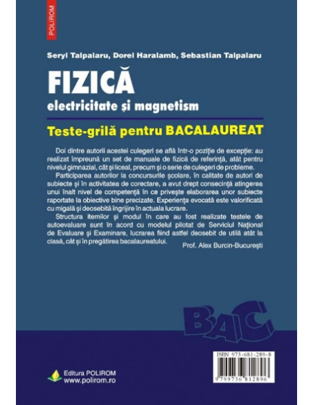 Fizica. Electricitate şi magnetism
