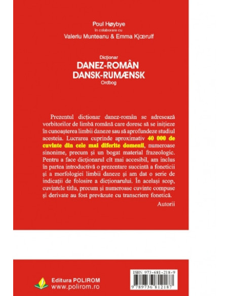 Dicționar danez-român/Dansk-Rumaensk Ordbog
