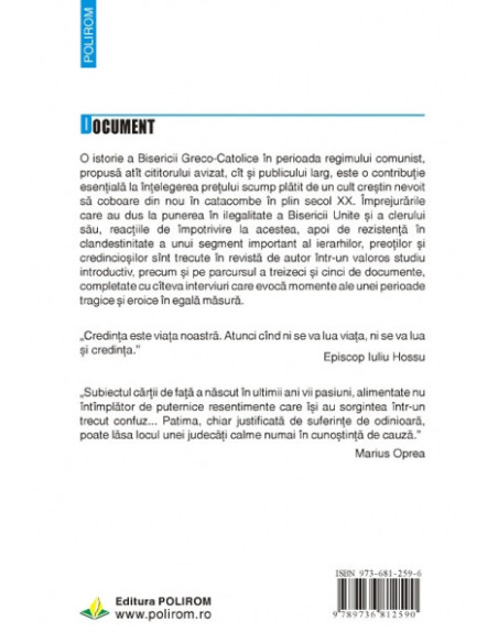 Istoria Bisericii Greco-Catolice sub regimul comunist. 1945-1989