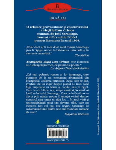 Evanghelia după Isus Cristos Evanghelia după Isus Cristos