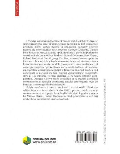 Mitologii ale secolului XX. Dumezil,...