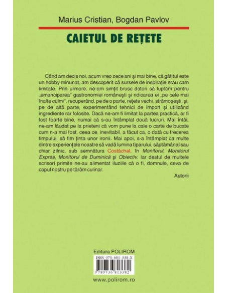 Caietul de reţete. Bucate şi vinuri asortate