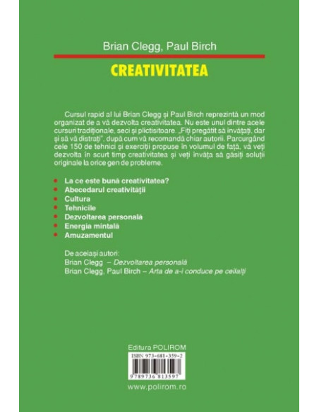 Creativitatea. Curs rapid