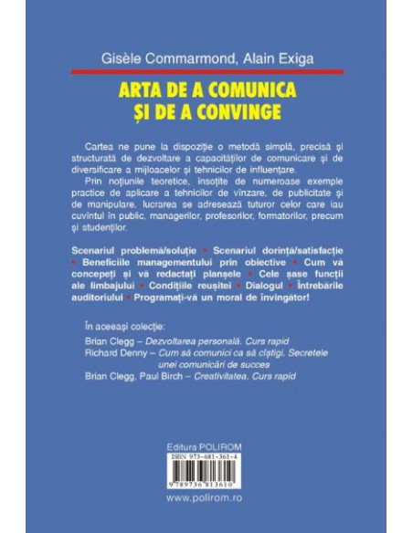 Arta de a comunica şi de a convinge