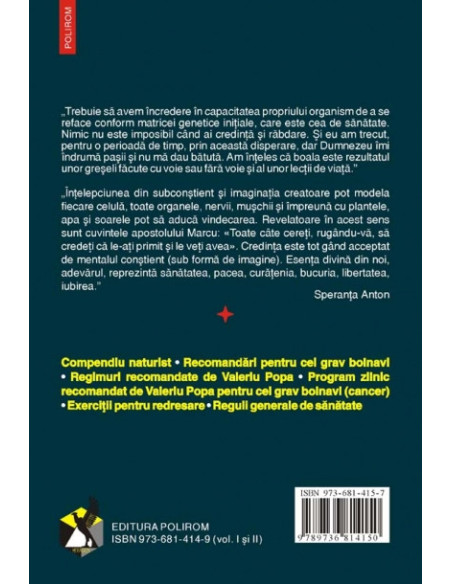 Incursiune în medicina naturistă. În amintirea lui Valeriu Popa