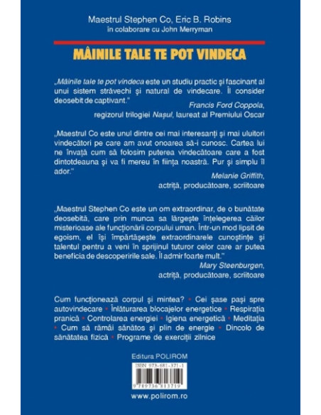 Mîinile tale te pot vindeca