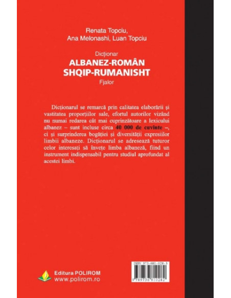 Dicționar albanez-român