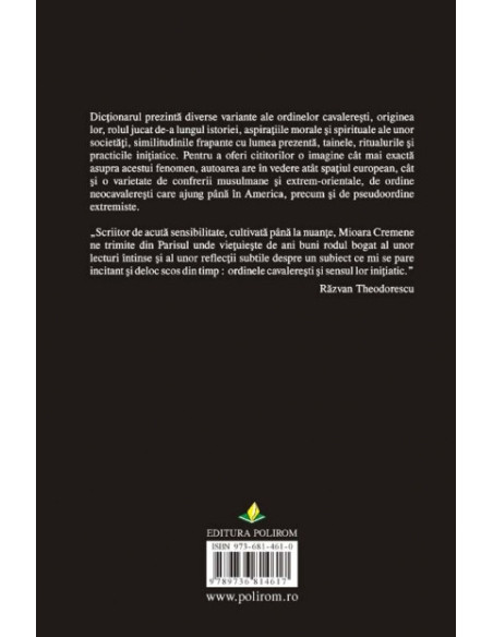 Dicționar inițiatic al ordinelor cavalerești