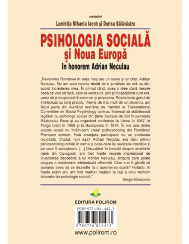 Psihologia socială şi Noua Europă. In...