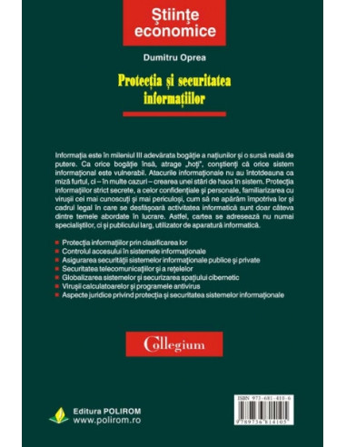 Protecția și securitatea informațiilor
