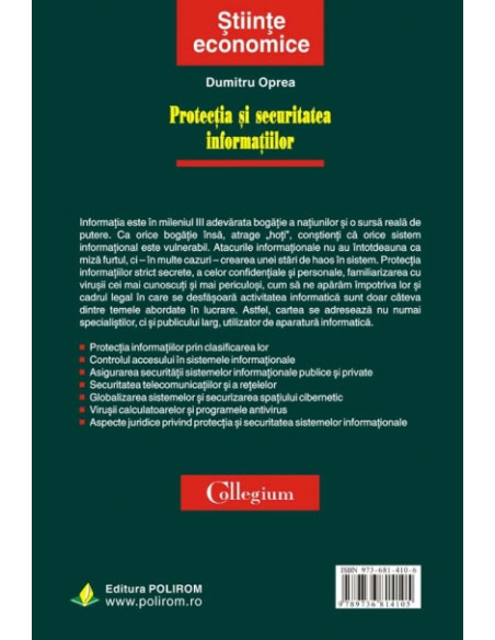 Protecția și securitatea informațiilor