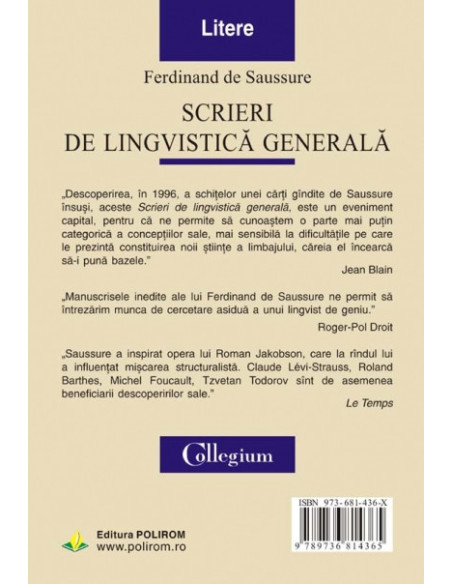 Scrieri de lingvistică generală