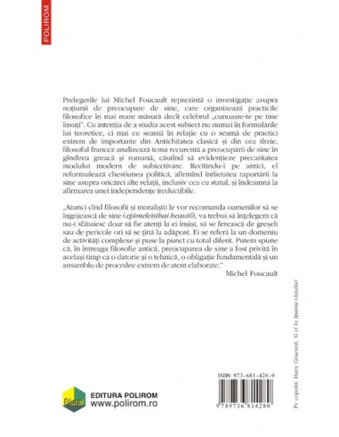 Hermeneutica subiectului. Cursuri la...