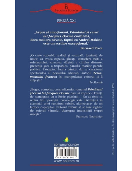 Pamântul și cerul lui Jacques Dorme