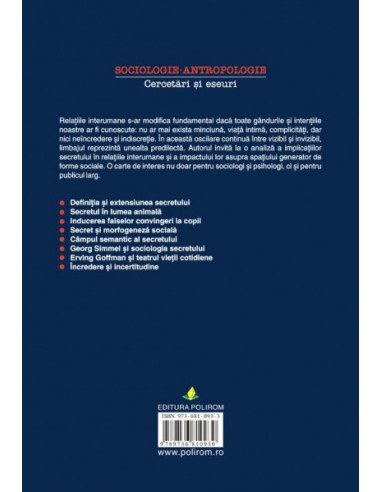 Secret și forme sociale