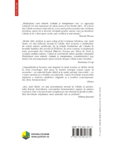 Perfecțiuni care absorb. Cabala și interpretare