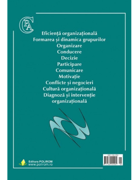 Revista de Psihologie Organizaţională. Vol. III, Nr. 3-4/2003