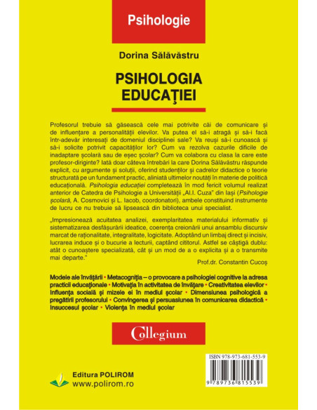 Psihologia educaţiei