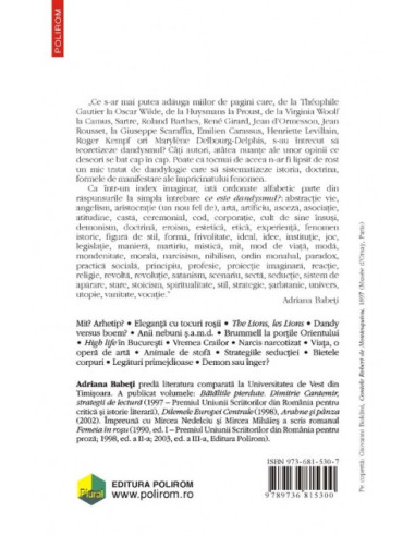 Dandysmul. O istorie Dandysmul. O istorie