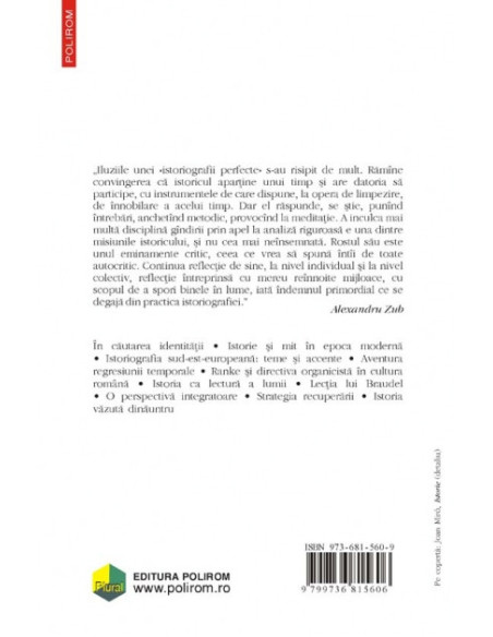 Istorie şi finalitate. În căutarea identităţii