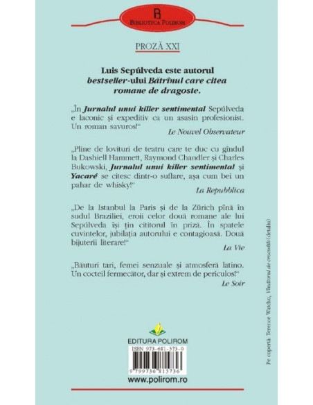 Jurnalul unui killer sentimental • Yacare
