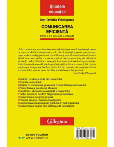 Comunicarea eficientă  Comunicarea eficientă
