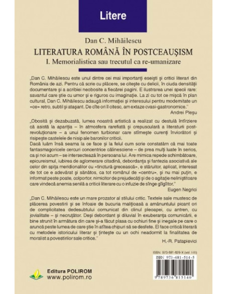 Literatura română în postceaușism. 