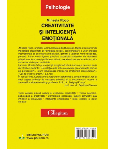 Creativitate și inteligență emoțională (ediția a II-a)
