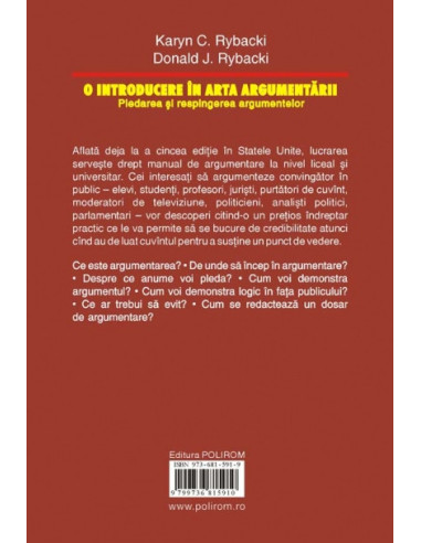 O introducere în arta argumentării.... O introducere în arta argumentării....
