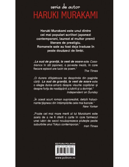 La sud de graniţă, la vest de soare