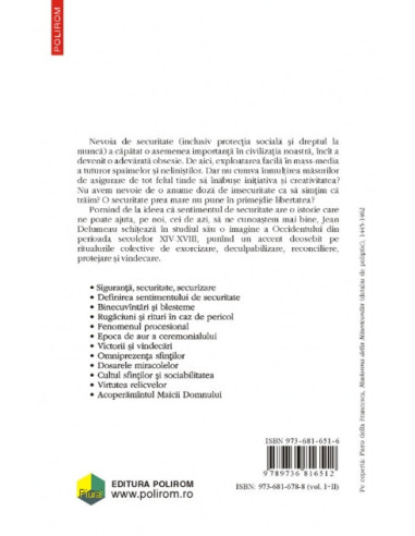 Liniştiţi şi ocrotiţi. Sentimentul de...