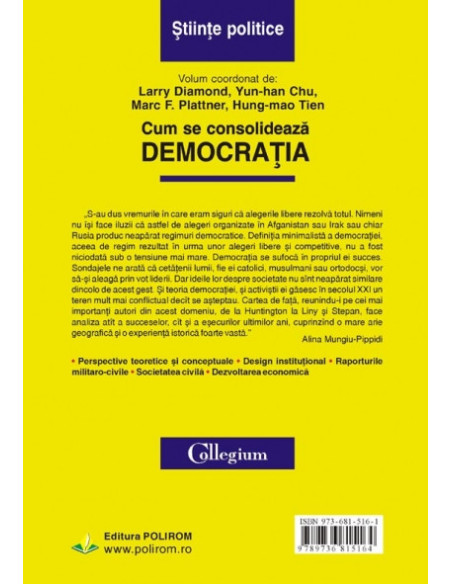 Cum se consolidează democrația
