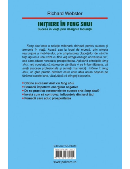 Inițiere în Feng Shui. Succes în viață prin designul locuinței