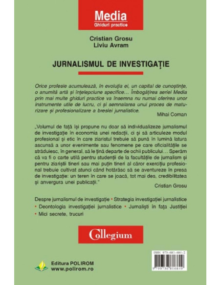 Jurnalismul de investigație. Ghid practic