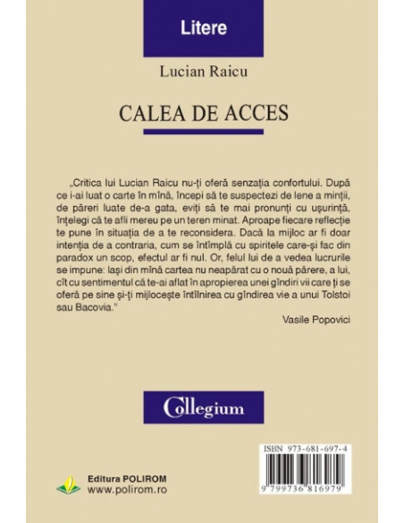 Calea de acces