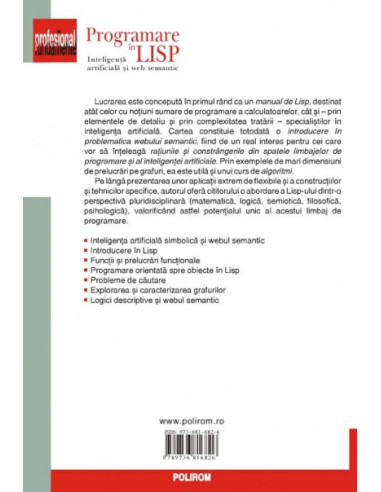 Programare in Lisp. Inteligența...