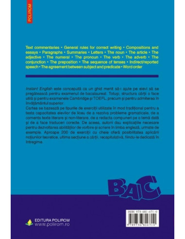 Instant English. English for the...