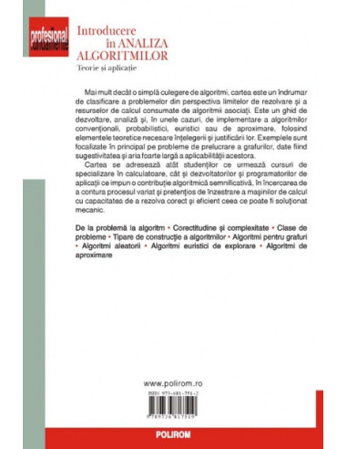 Introducere în analiza algoritmilor