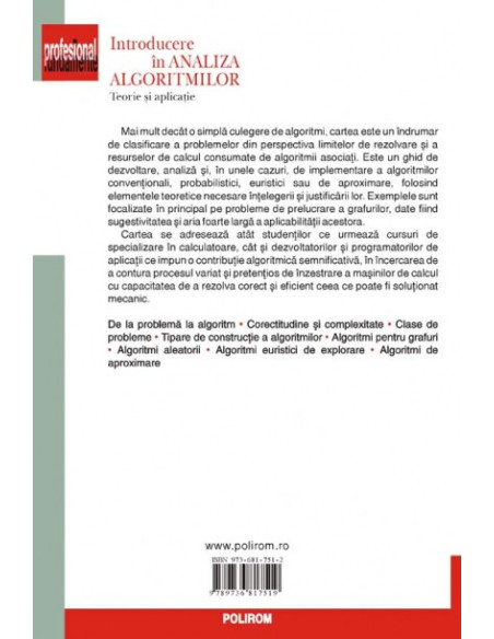 Introducere în analiza algoritmilor