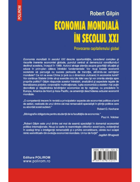 Economia mondială în secolul XXI. Provocarea capitalismului global
