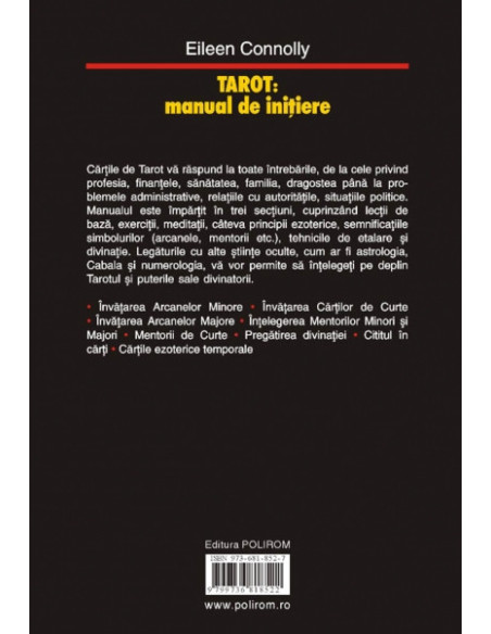 Tarot: manual de iniţiere