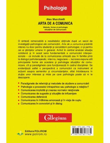 Arta de a comunica. Arta de a comunica.