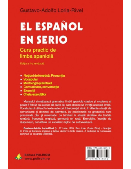 El español en serio. Curs practic de limba spaniolă