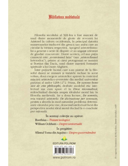 Despre viața filosofului (Ediție bilingvă)