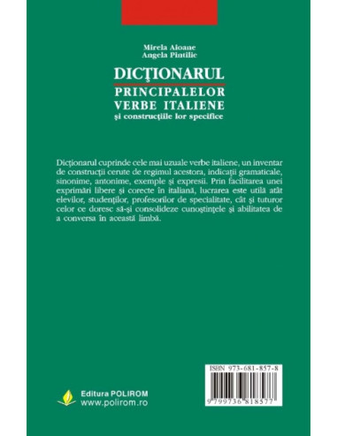 Dicționarul principalelor verbe...