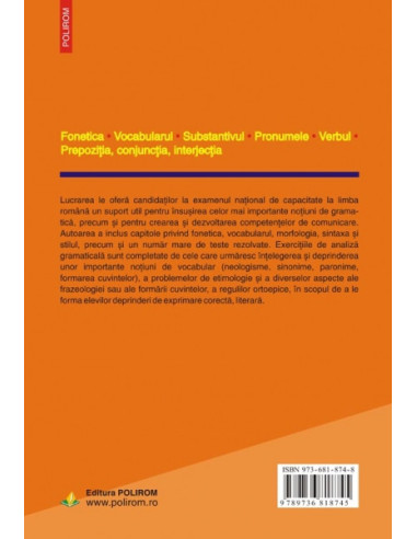 Limba română pentru gimnaziu....