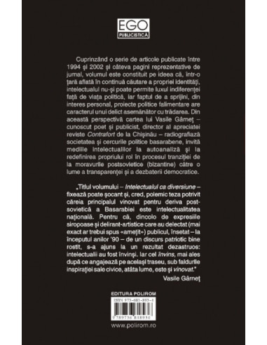 Intelectualul ca diversiune....