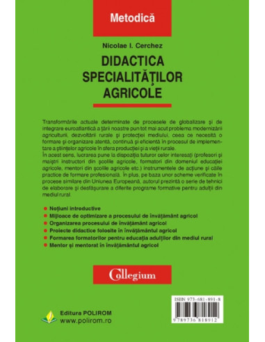 Didactica specialităților agricole