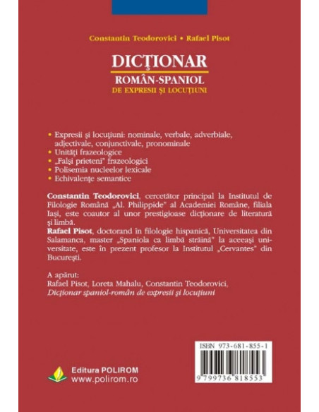 Dicționar român-spaniol de expresii și locuțiuni
